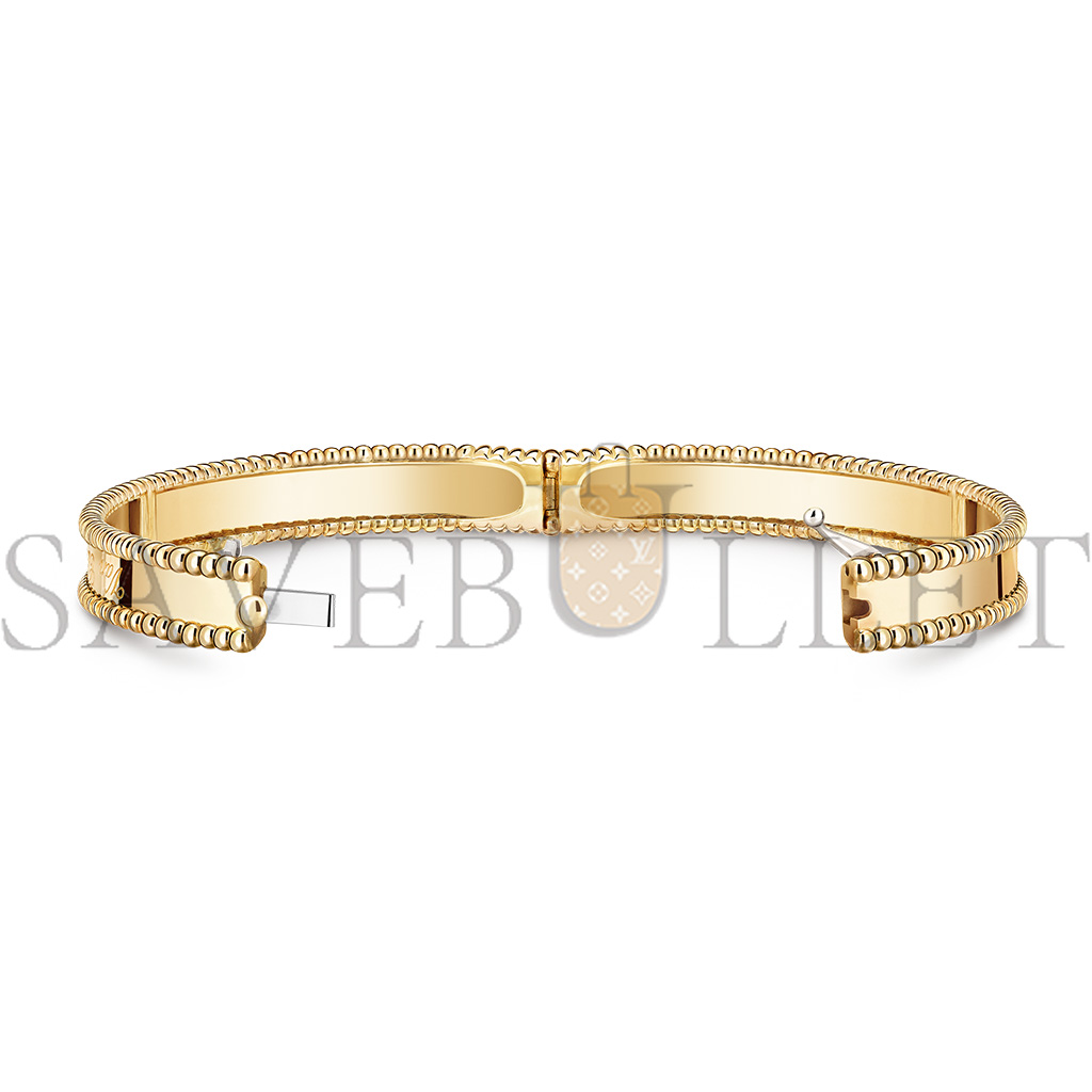 VAN CLEEF ARPELS PERLÉE SIGNATURE BRACELET, MEDIUM MODEL - YELLOW GOLD  VCARP3K600